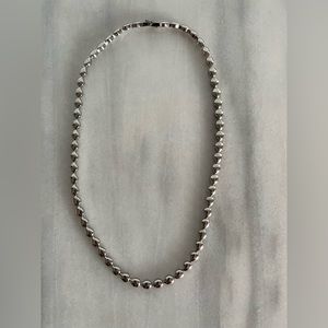 Silver heart necklace